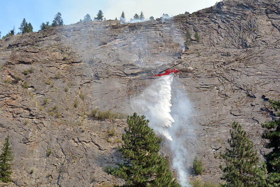 Fire causes tense moments for residents