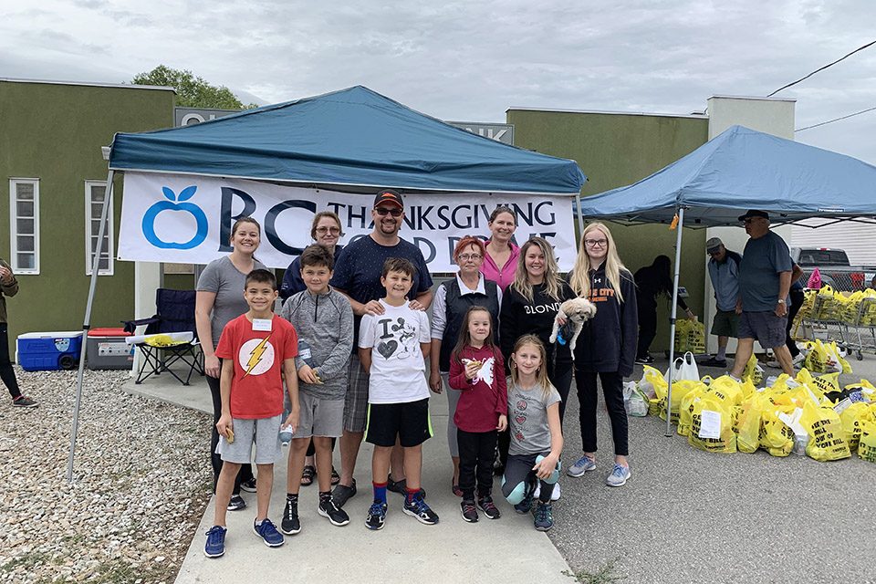 Drive collects 7,700 pounds of food