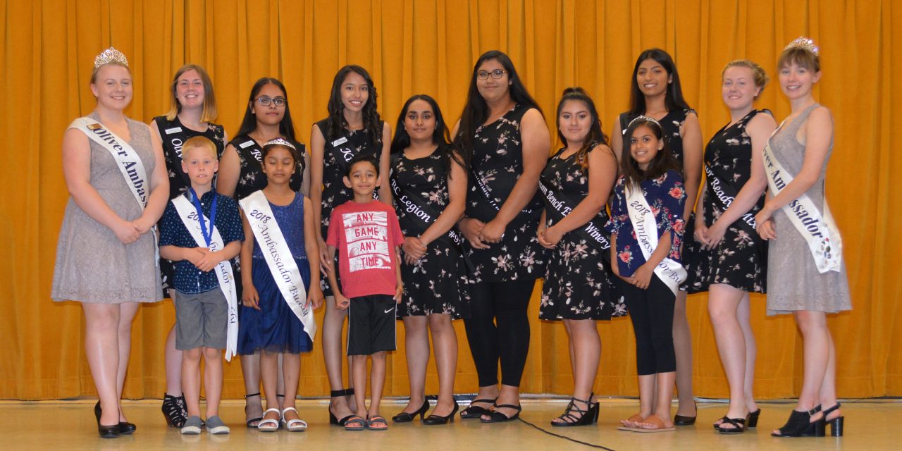 Oliver Ambassador candidates announced