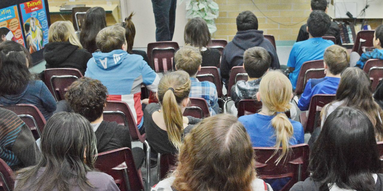 Guards warn students against drug use