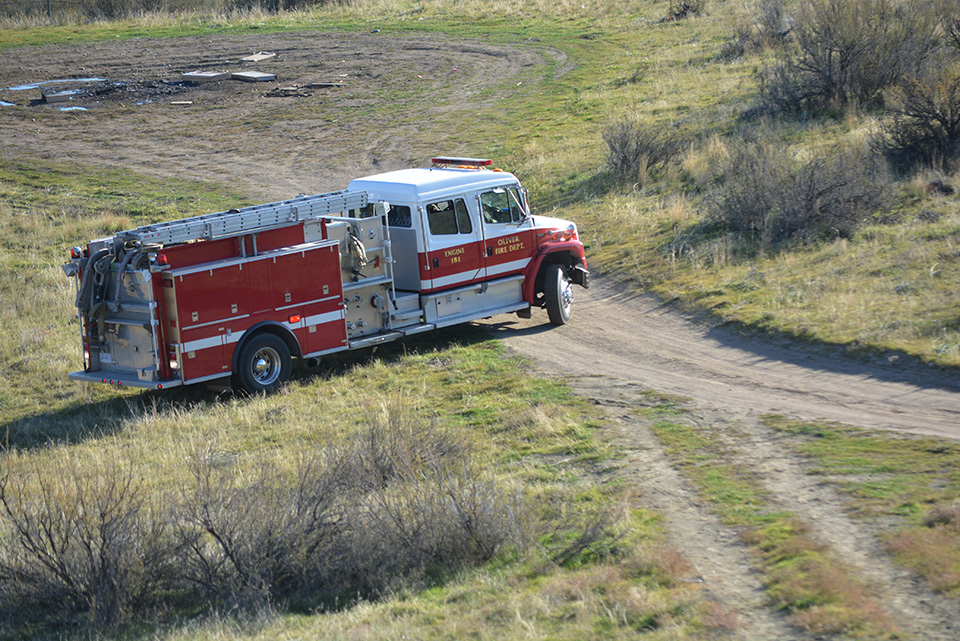 Firefighters called to abandoned campfire