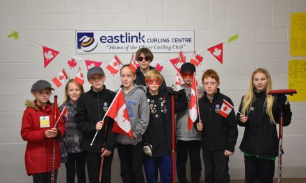 Oliver curlers participate in Annual Junior Bonspiel
