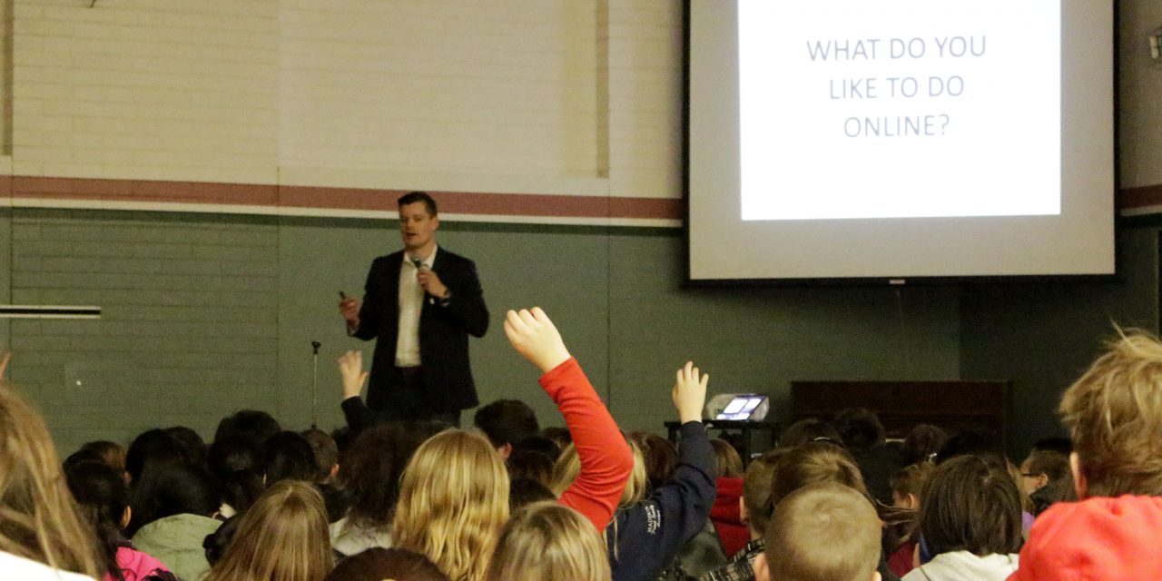 Students learn about online safety