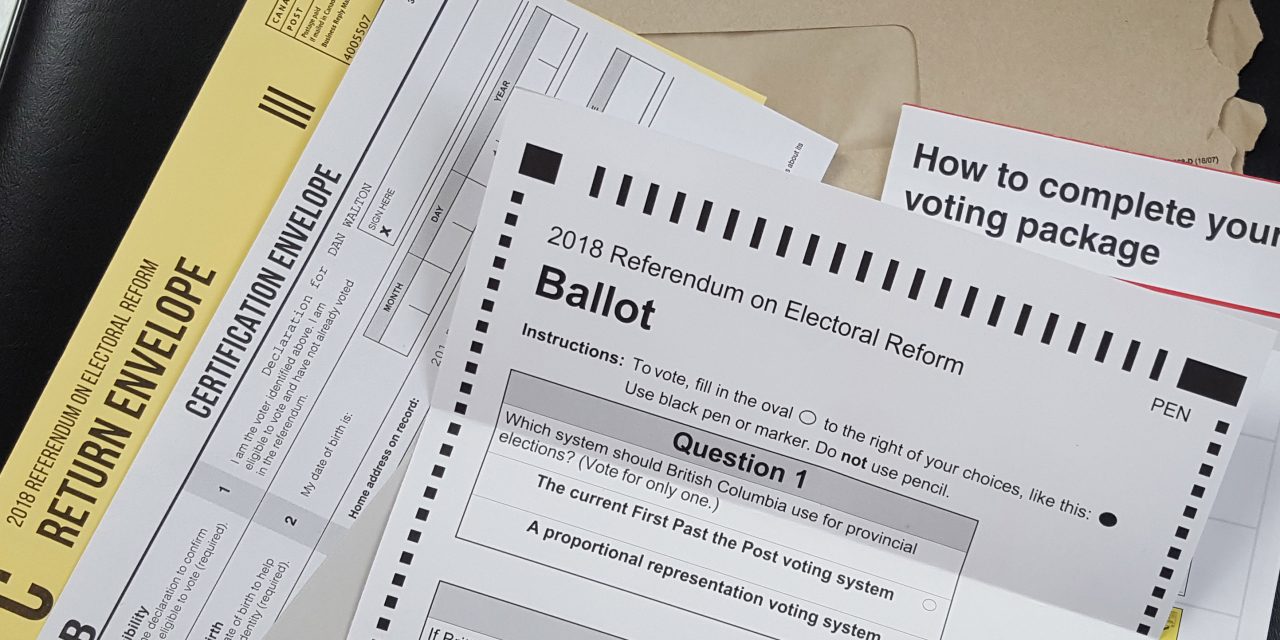 Local riding returned 19.2 per cent of PR ballots so far