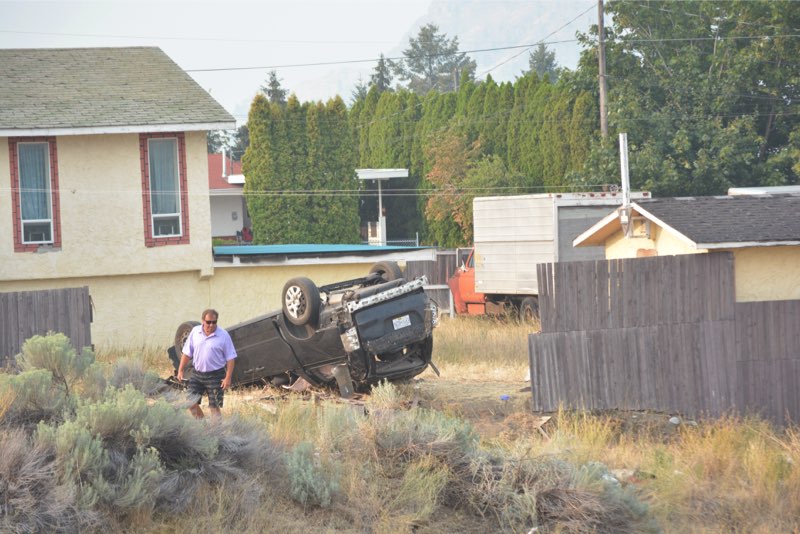 Man extricated after vehicle rollover on Tucelnuit Drive