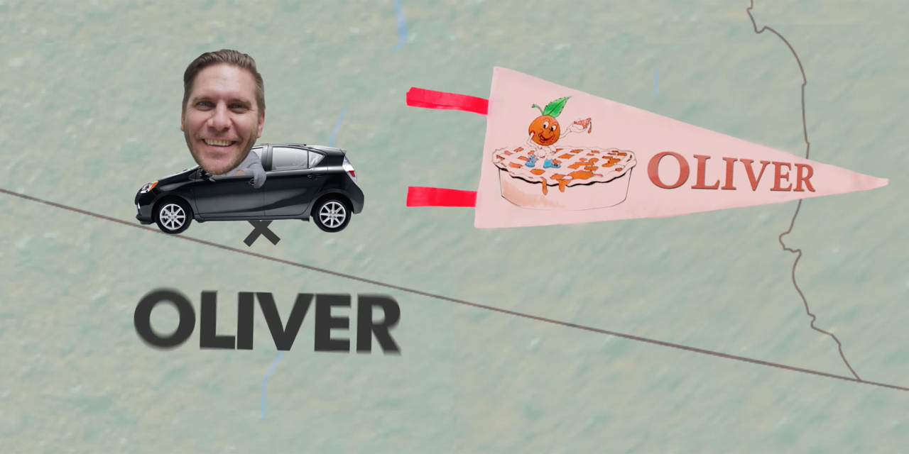 Oliver’s record-breaking cherry pie featured on TV