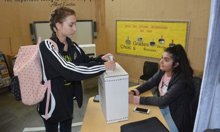 SOSS students stage their own vote