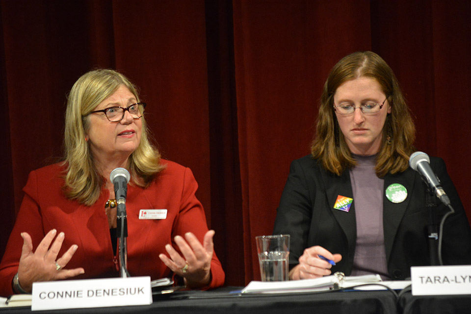 Candidates debate ‘symbolic’ pipeline