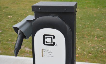 Charging station vandalized