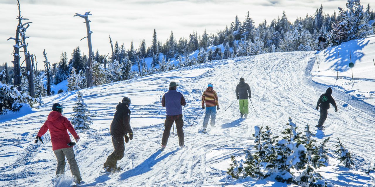 Recent snowfalls, sunny weather make Baldy a popular spot on New Year’s weekend