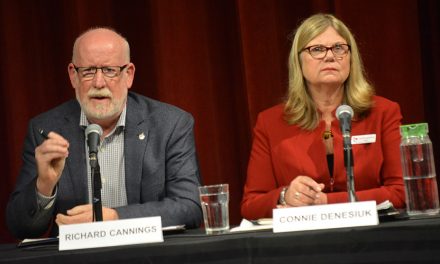 National park, Oliver siphon addressed at all-candidates forum