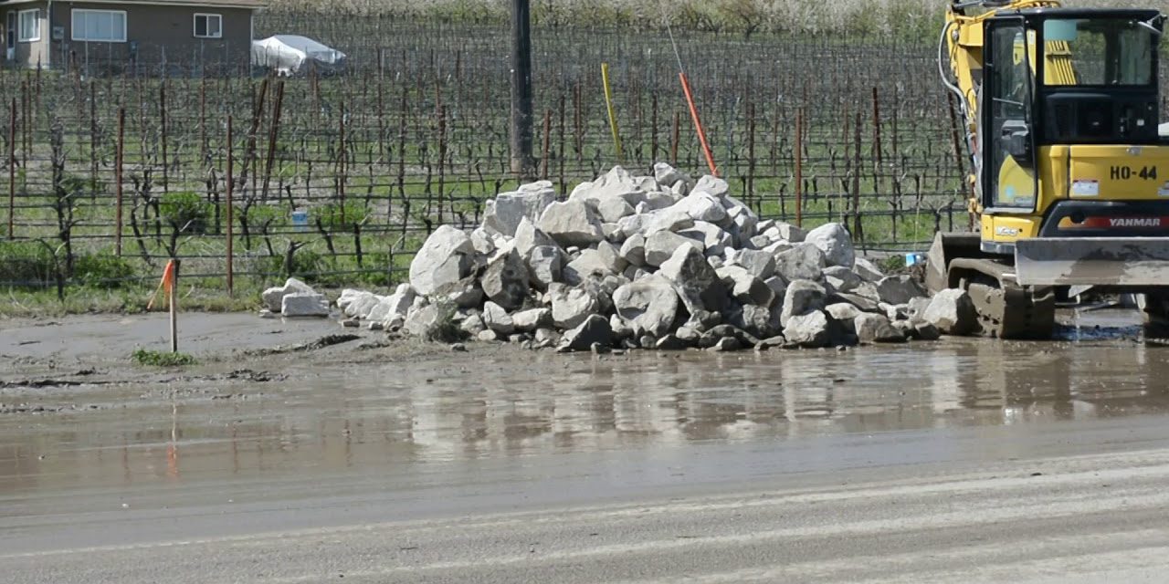 VIDEO: Water pooling on Road 8