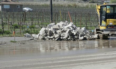 VIDEO: Water pooling on Road 8