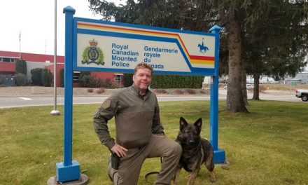 Police canine nabs couple in bushes, Oliver woman charged