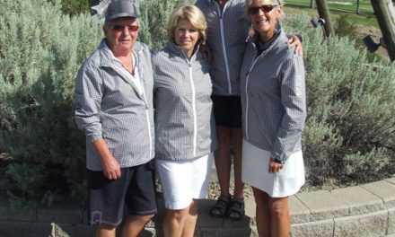 Last Black & White Scramble won by local team