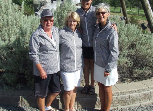 Last Black & White Scramble won by local team