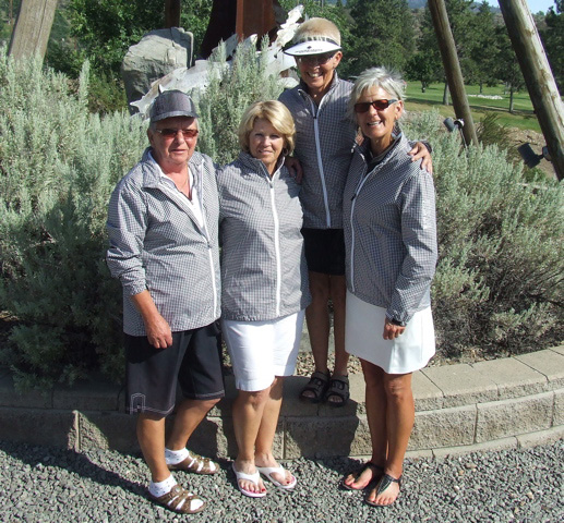 Last Black & White Scramble won by local team