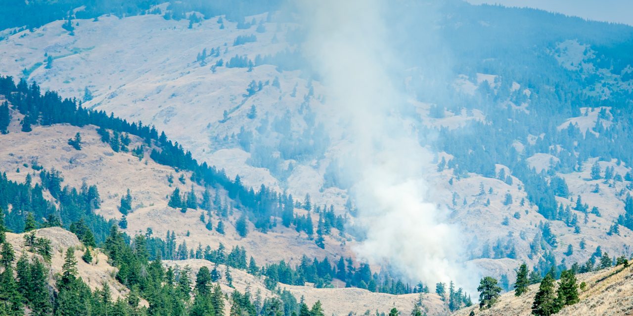 Third wildfire burning near Mount Kobau