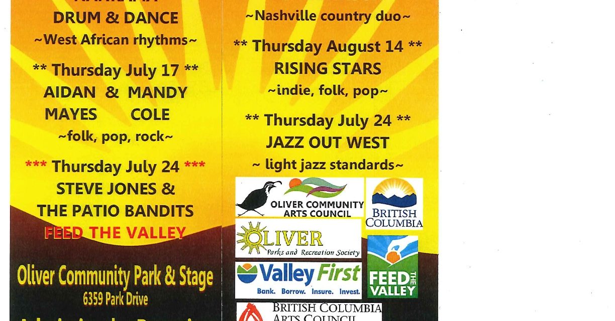 Music in the Park series resumes tonight