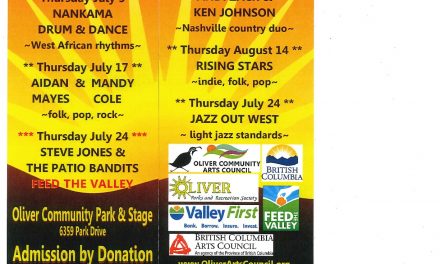 Andi Zack performs on Oliver stage this evening