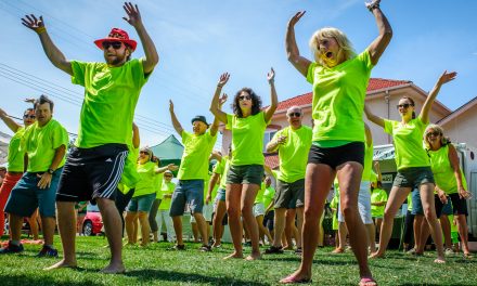 Flash mob of dancers surprises shoppers at Market on Main