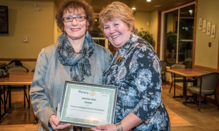Rotary honours two local business people