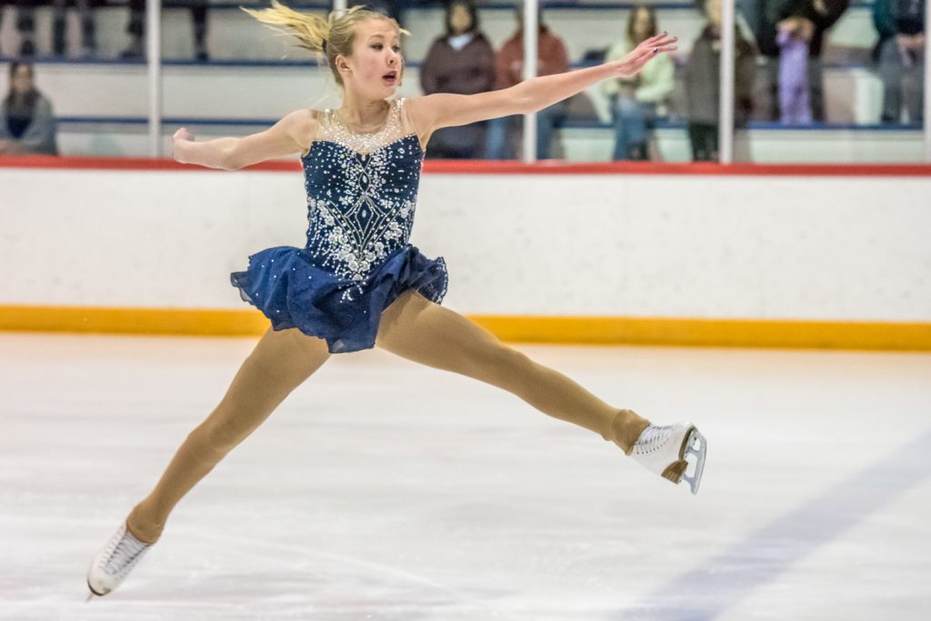 Emily Stewart performed the final solo before the intermission doing her Junior Silver Solo that has won her gold and bronze medals. (Richard McGuire photo)