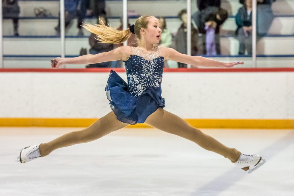 Emily Stewart performed the final solo before the intermission doing her Junior Silver Solo that has won her gold and bronze medals. (Richard McGuire photo)