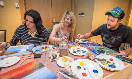 Paint and Sip fundraiser for OLWQS well attended