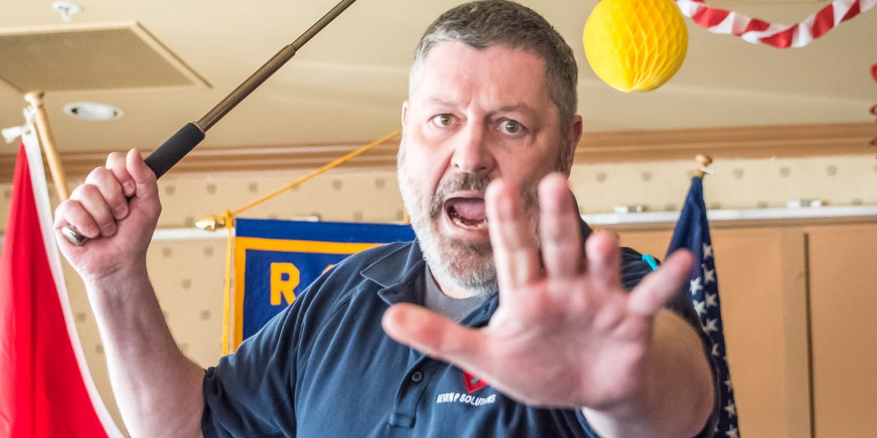 Speaker gives advice on fending off ‘bad guys’
