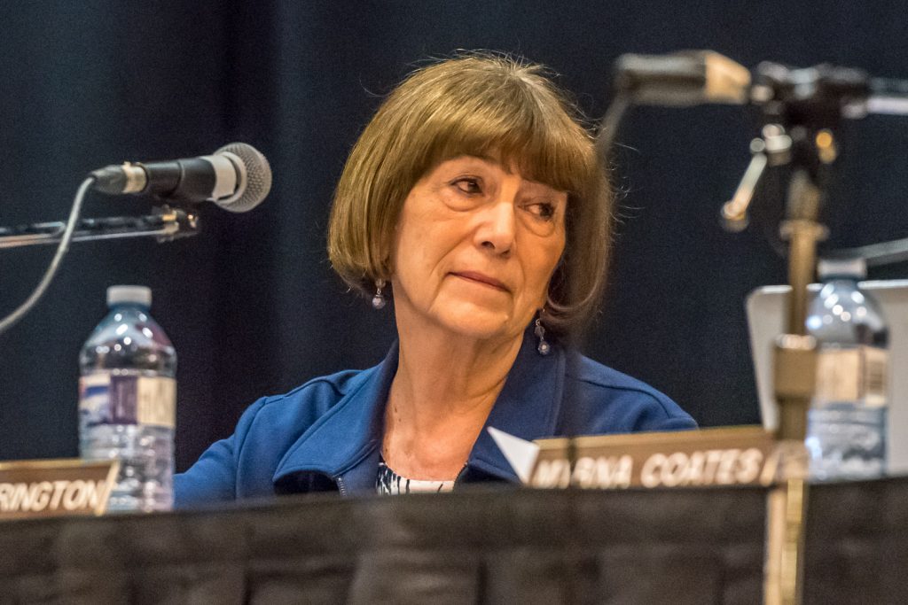 Osoyoos trustee June Harrington was the only trustee to consistently oppose closure of Osoyoos schools since the board vote in January. (Richard McGuire photo)