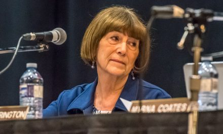 June Harrington resigning as Osoyoos school trustee