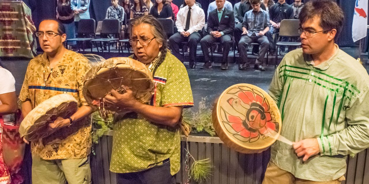 Aboriginal graduates from three district high schools honoured at ceremony Tuesday at OSS