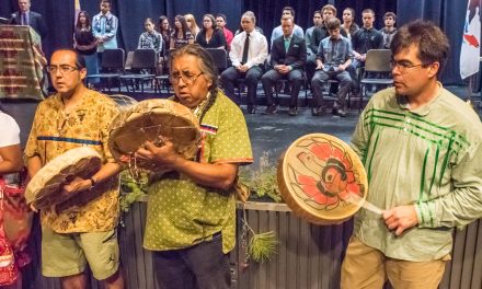 Aboriginal graduates from three district high schools honoured at ceremony Tuesday at OSS