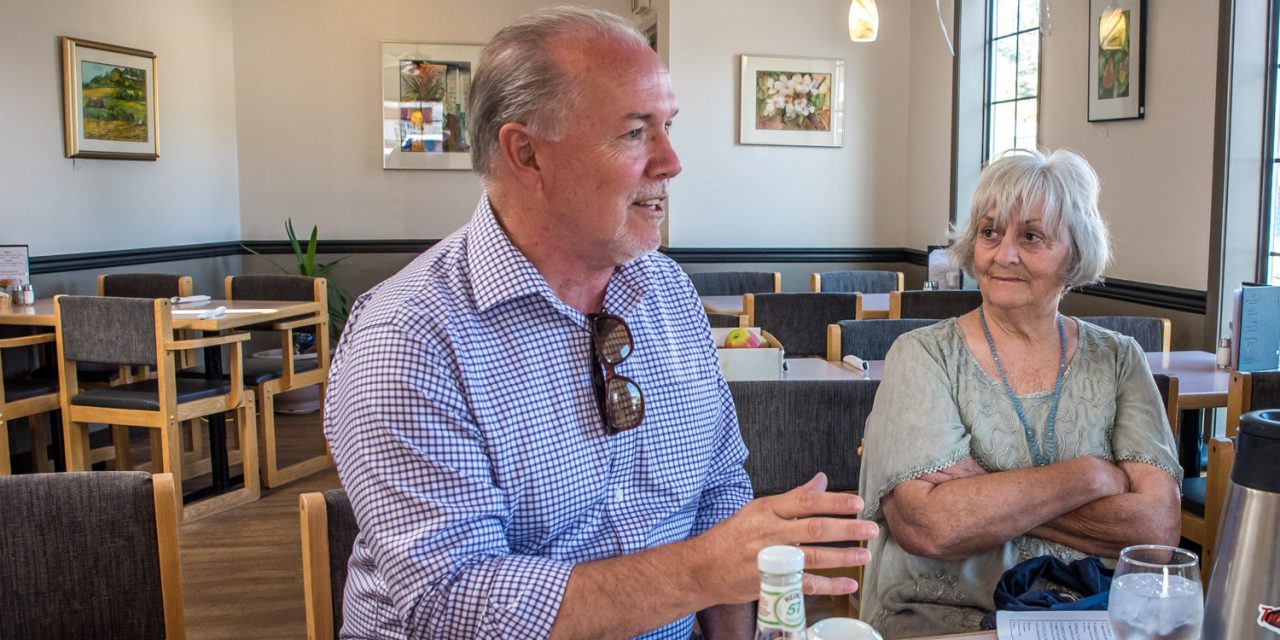 VIDEO: NDP Leader John Horgan visits Osoyoos, sees Boundary-Similkameen as winnable riding