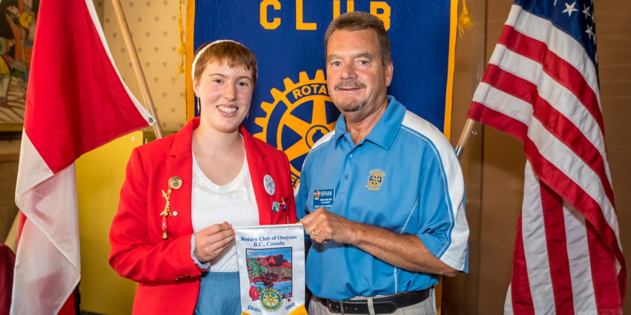 Teenage girl getting immersion experience in Germany, thanks to Osoyoos Rotary