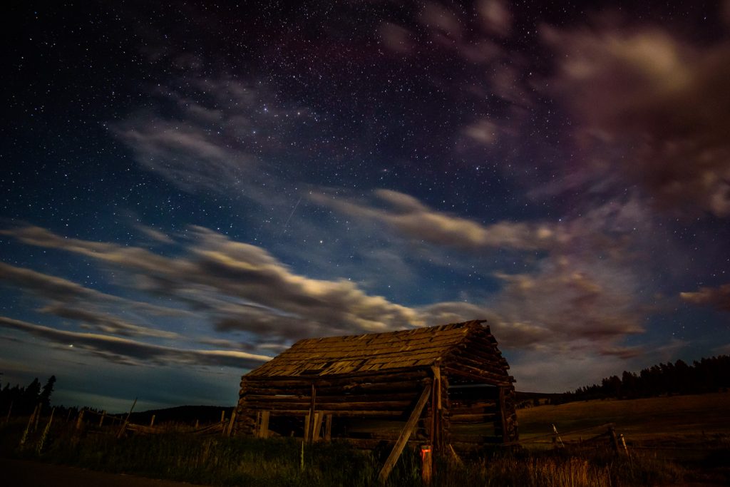 The Perseid meteor shower was visible atop Anarchist Mountain east of Osoyoos on Thursday night, but clouds moved in obstructing the view. Many of the meteors only flashed for a split second and they were often high overhead and not visible over the landscape. There should be more meteor viewing Friday night (Aug. 12), and on Saturday evening you can watch at the Dominion Radio Astrophysical Observatory, 717 White Lake Rd., Kaleden. (© Richard McGuire Photo)