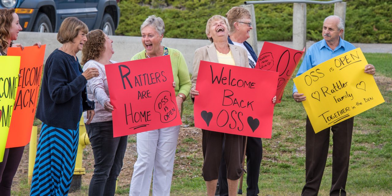 Community welcomes OSS students back to their school