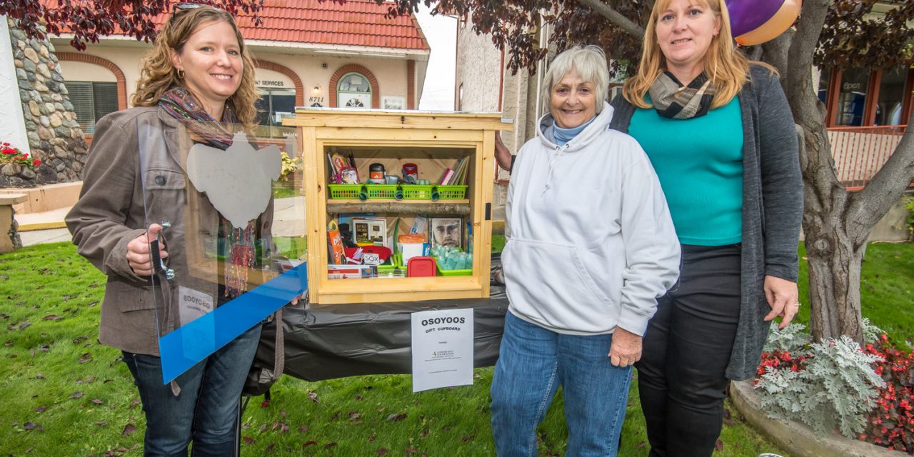 Osoyoos Gift Cupboard unveiled on Sunday