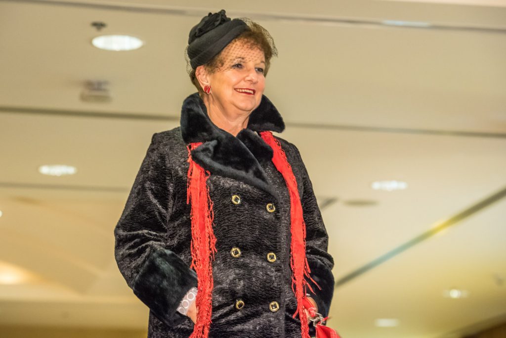 Model: Janet MacKay, Store: United Church Thrift Shop. (Richard McGuire photo)