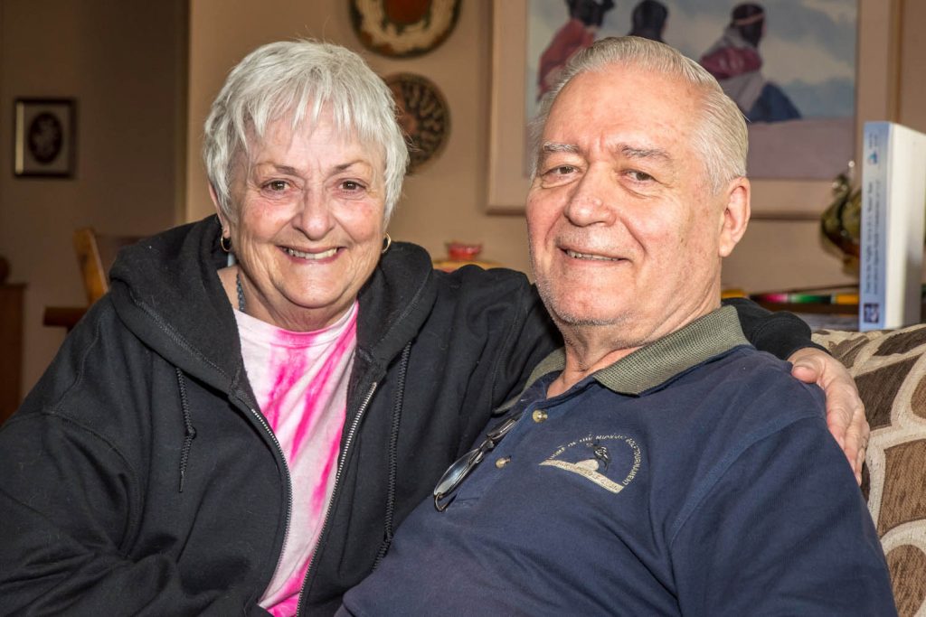 Gaye Horn is thrilled that her husband Lee's long wait of almost three years for a hip replacement is finally over. Lee says he's doing well after his surgery last week and he's already planning work he hopes to do in the garden later this spring. (Richard McGuire photo)