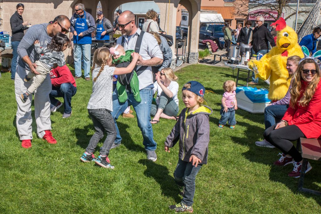 Entertainer Mat Duffus had people up and dancing to Shake, Rattle and Roll. (Richard McGuire photo)