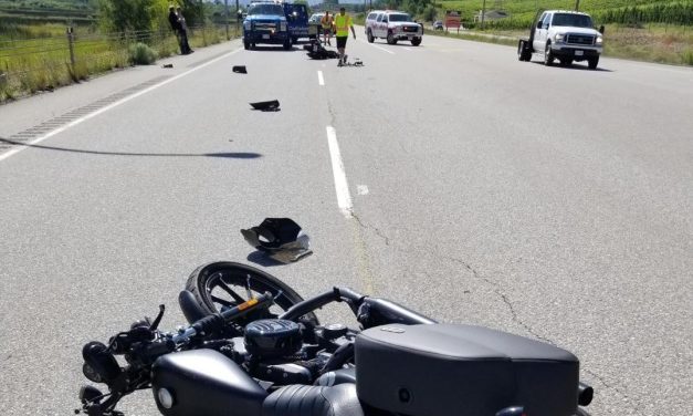 Man facing charges after two motorcyclists injured in collision on Hwy 97