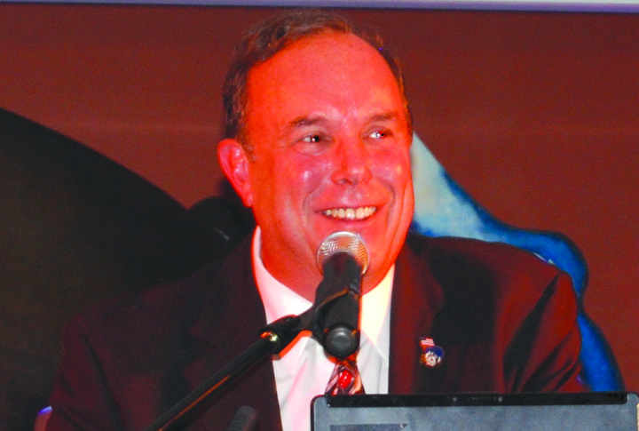 911speakerweb Richard Picciotto was in the World Trade Center’s North Tower of Sept.11. He shared his memories of the day with attendees of an economic development forum hosted by the Osoyoos Indian Band on Oct. 22. Photo by Laurena Weninger - Click on picture for larger image