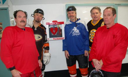 Zap from AED saves senior’s life at rink
