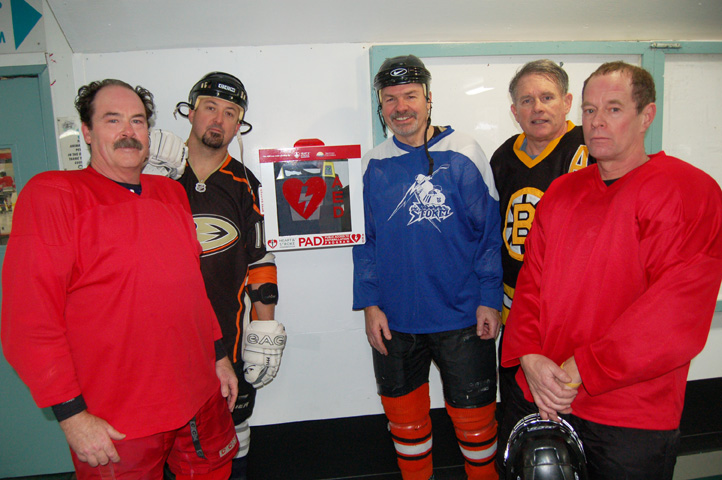 Zap from AED saves senior’s life at rink