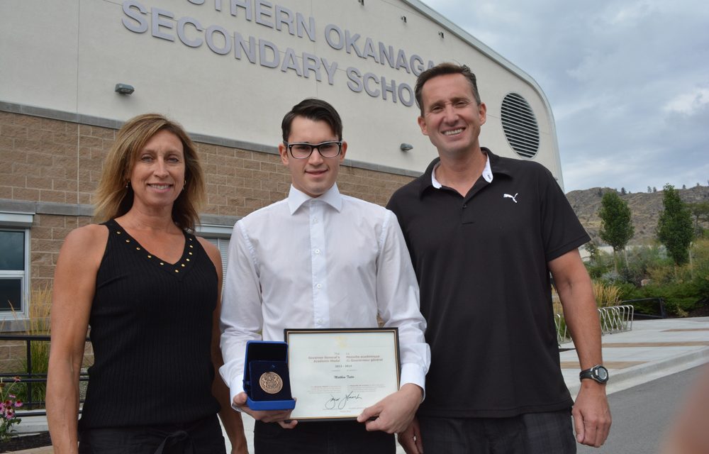 SOSS graduate awarded top academic medal