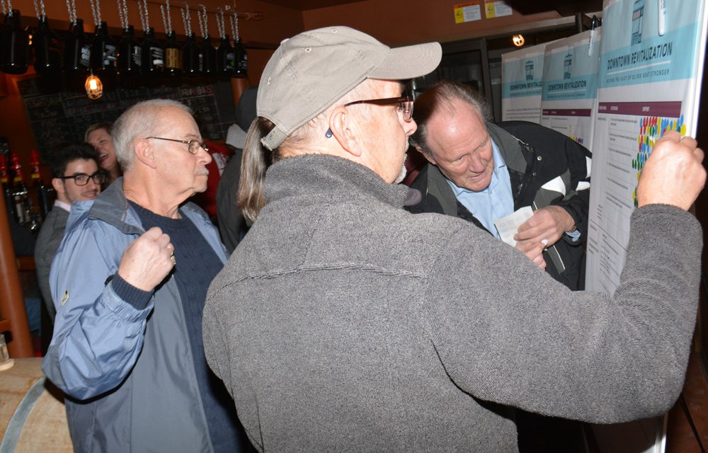 Beer flows at open house, and so do the ideas