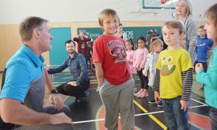 Doctors of BC president delivers healthy message to Oliver students
