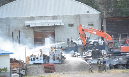 Firefighters mop up Alpha Truss blaze